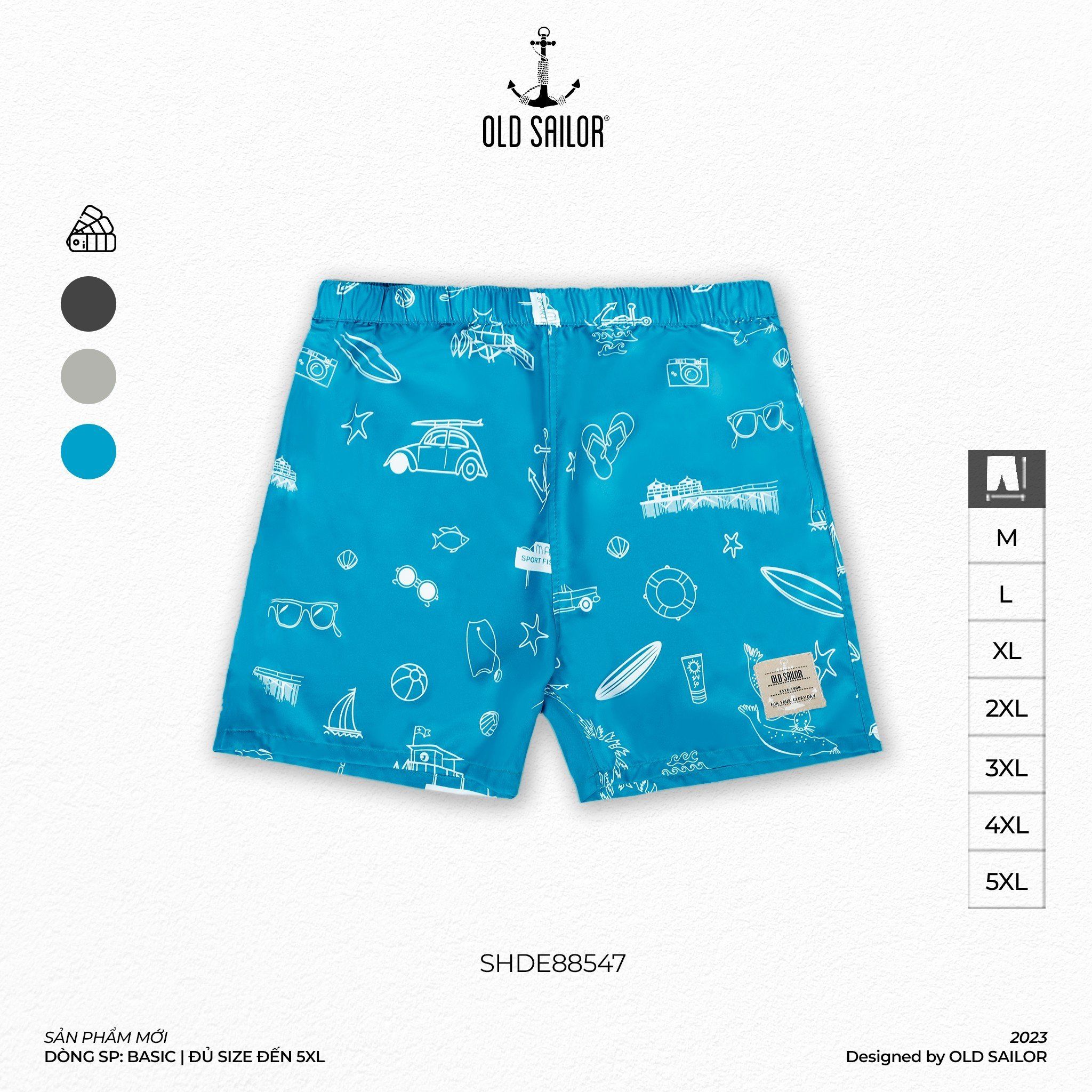  Quần Short Đi BIển Old Sailor - SHXD 88547 - Big size upto 5XL 