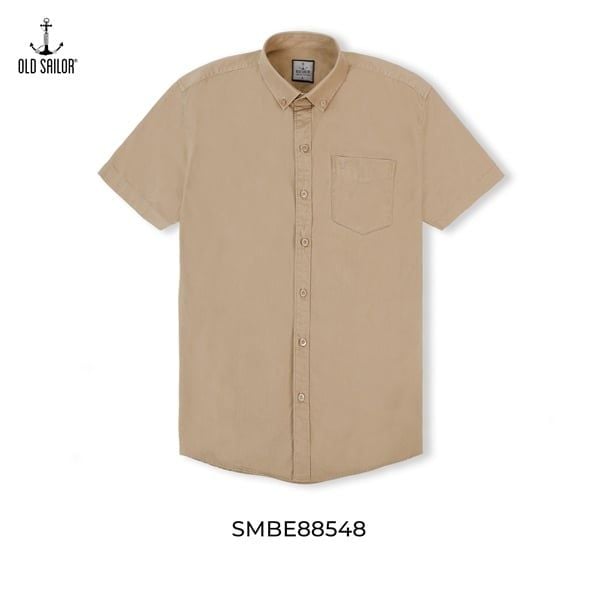  Áo sơ mi nam tay ngắn OldSailor - O.S.L KAKI SHIRT - SMBE88548 - beigie 