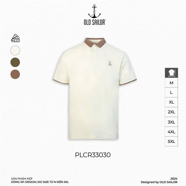  Áo Polo Nam Stairs Old Sailor - PLCR 33030 - Big Size Upto 5XL 