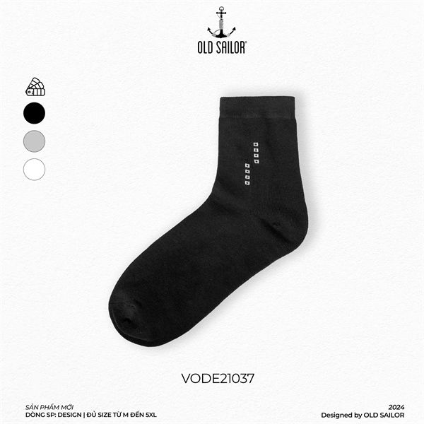  Vớ Cổ Cao Sợi Tre Old Sailor - VODE21037 