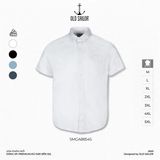  Áo sơ mi nam vải bamboo Old Sailor - O.S.L PREMIUM BAMBOO SHIRT - WHITE - SMGA88545 - Big size upto 5XL 