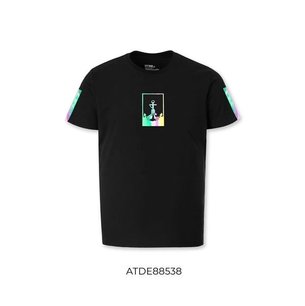  Áo thun thể thao phản quang Old Sailor - O.S.L ACTIVE TEE - BLACK - ATDE88538 - đen - Big size upto 5XL 