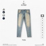  Quần Jeans Nam Old Sailor - Bigsize Upto 140kg - 7036 - Form Carrot 