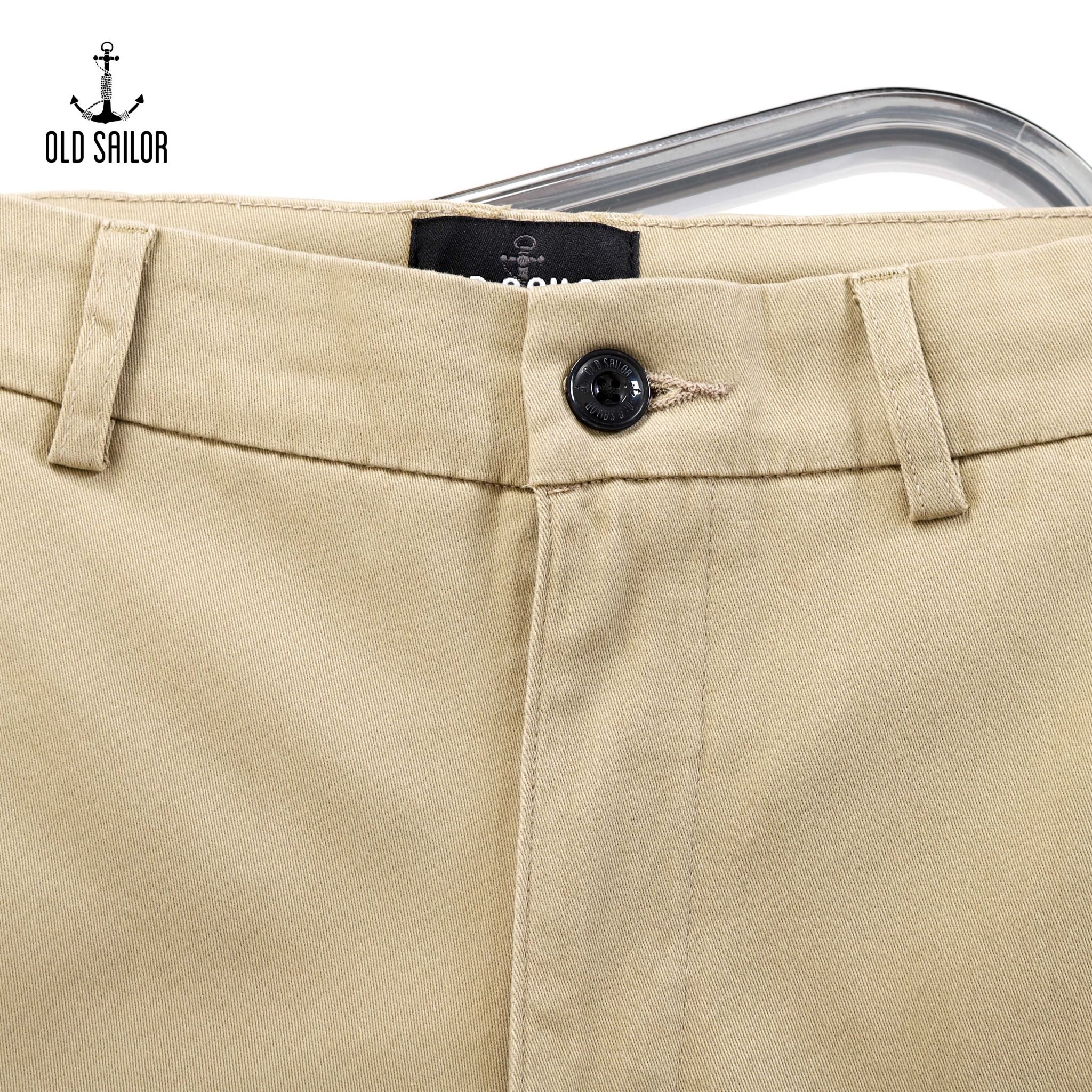  Quần Kaki Basic Old Sailor - QKKE26011- Big Size upto 40 - 2023 