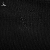  Áo polo phối cổ Old Sailor - Black - PLDE88563 - đen - Big size upto 5XL 
