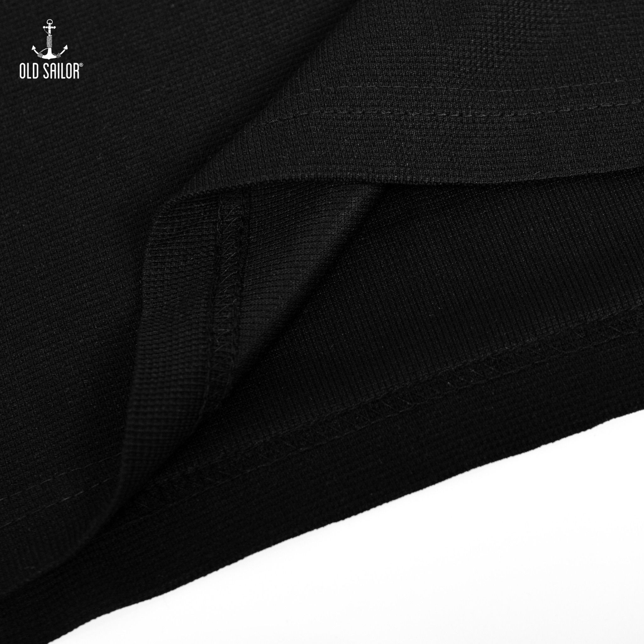  Áo polo phối cổ Old Sailor - Black - PLDE88563 - đen - Big size upto 5XL 