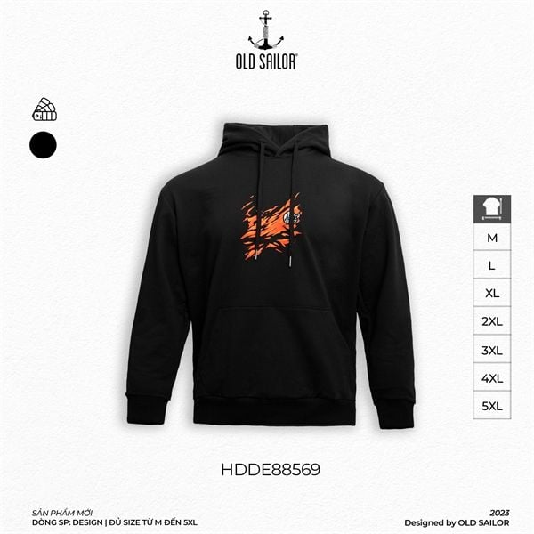  Áo Hoodie Nam Sailor Ball Old Sailor - HDDE88569 - Big size upto 5XL 