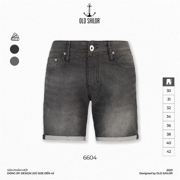  Quần Short Denim Old Sailor - 6604 - Big size upto 42 