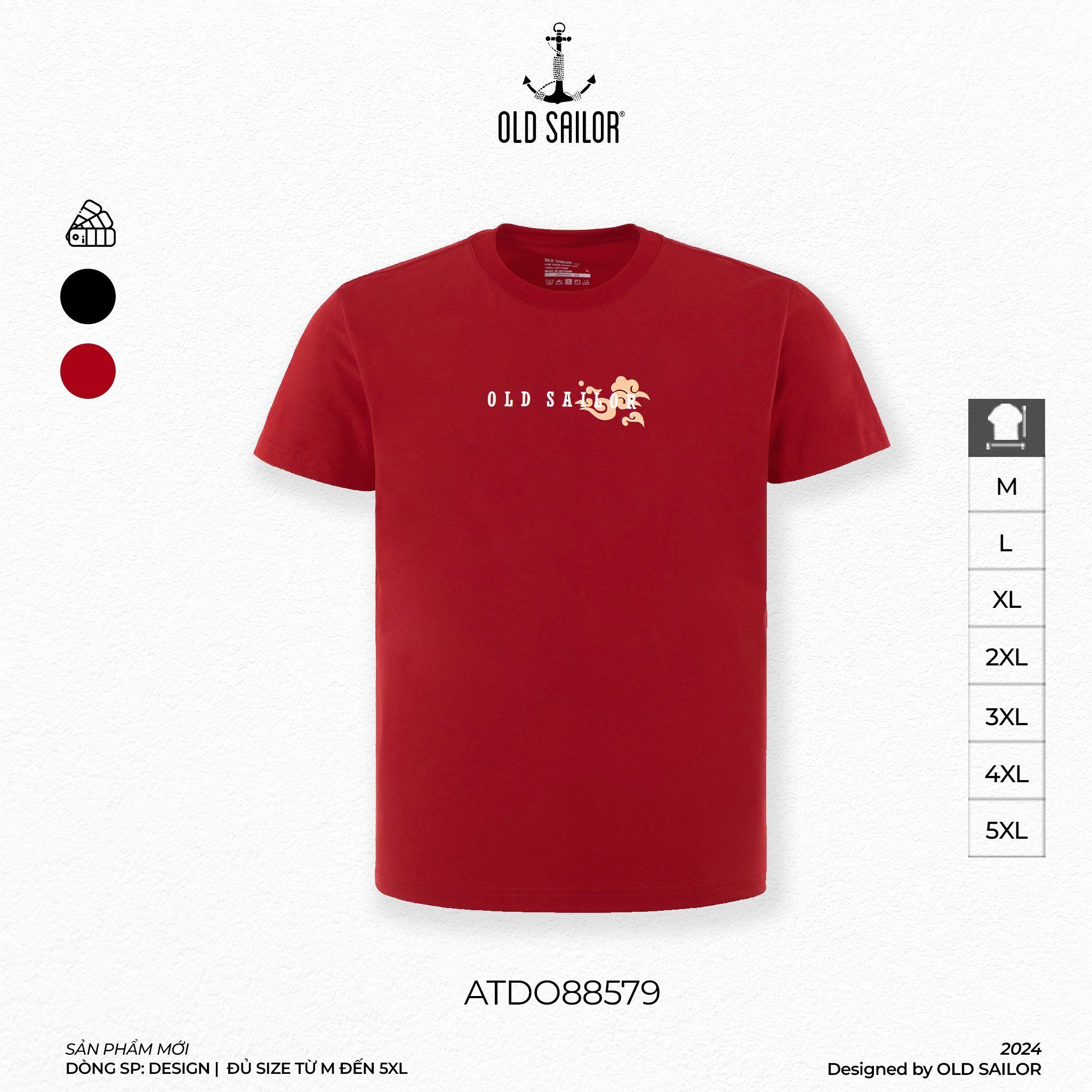  Áo Thun Nam Họa Tiết Dragon Old Sailor - ATDO88579 - Big Size Upto 5XL 
