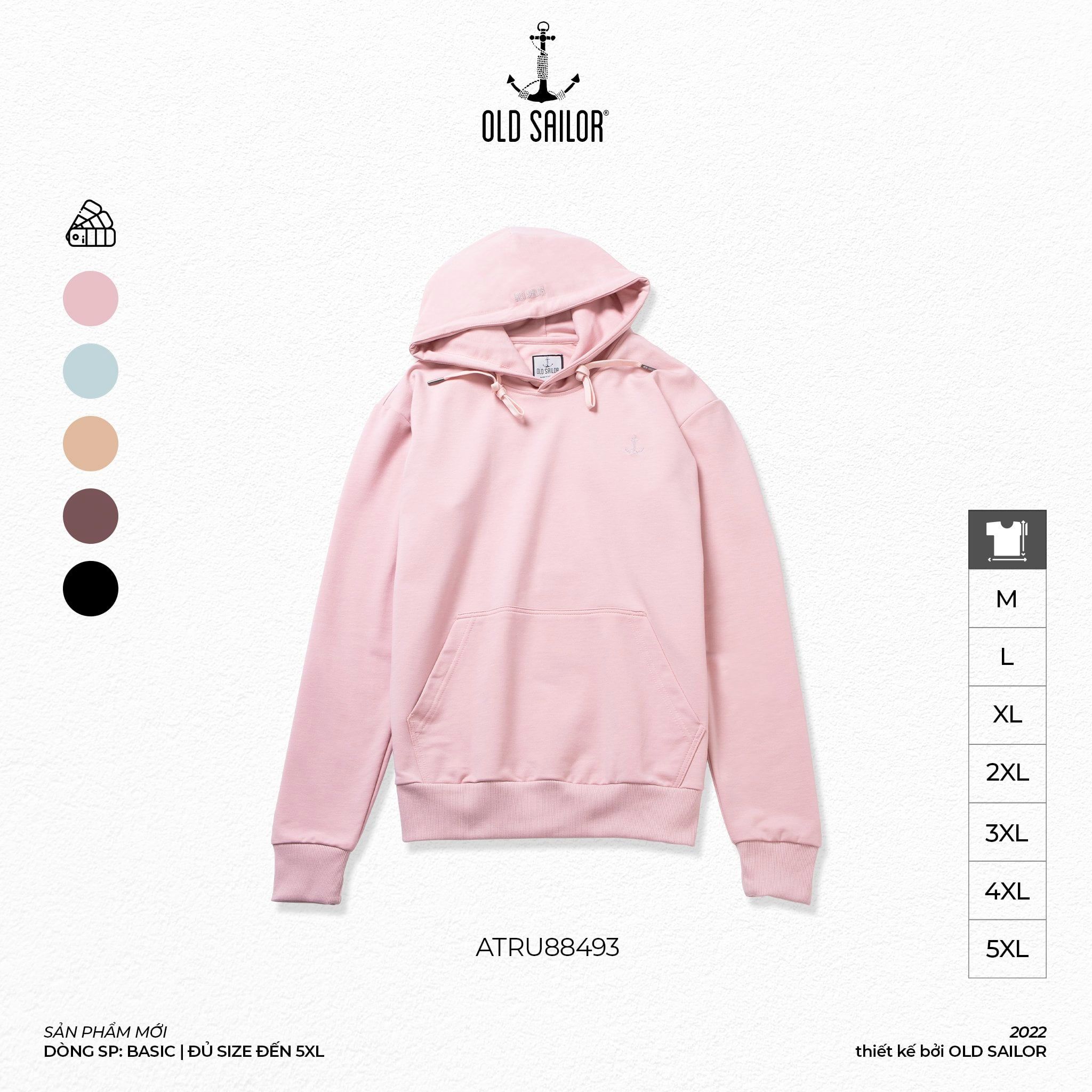  Áo Hoodie Basic Old Sailor - ATRU88493 - Big size upto 5XL 