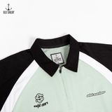  Áo polo block core Old Sailor - PLXA88575 - xanh - Big size upto 5XL 