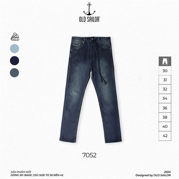  Quần Jeans Nam Old Sailor Slimfit - 7052 
