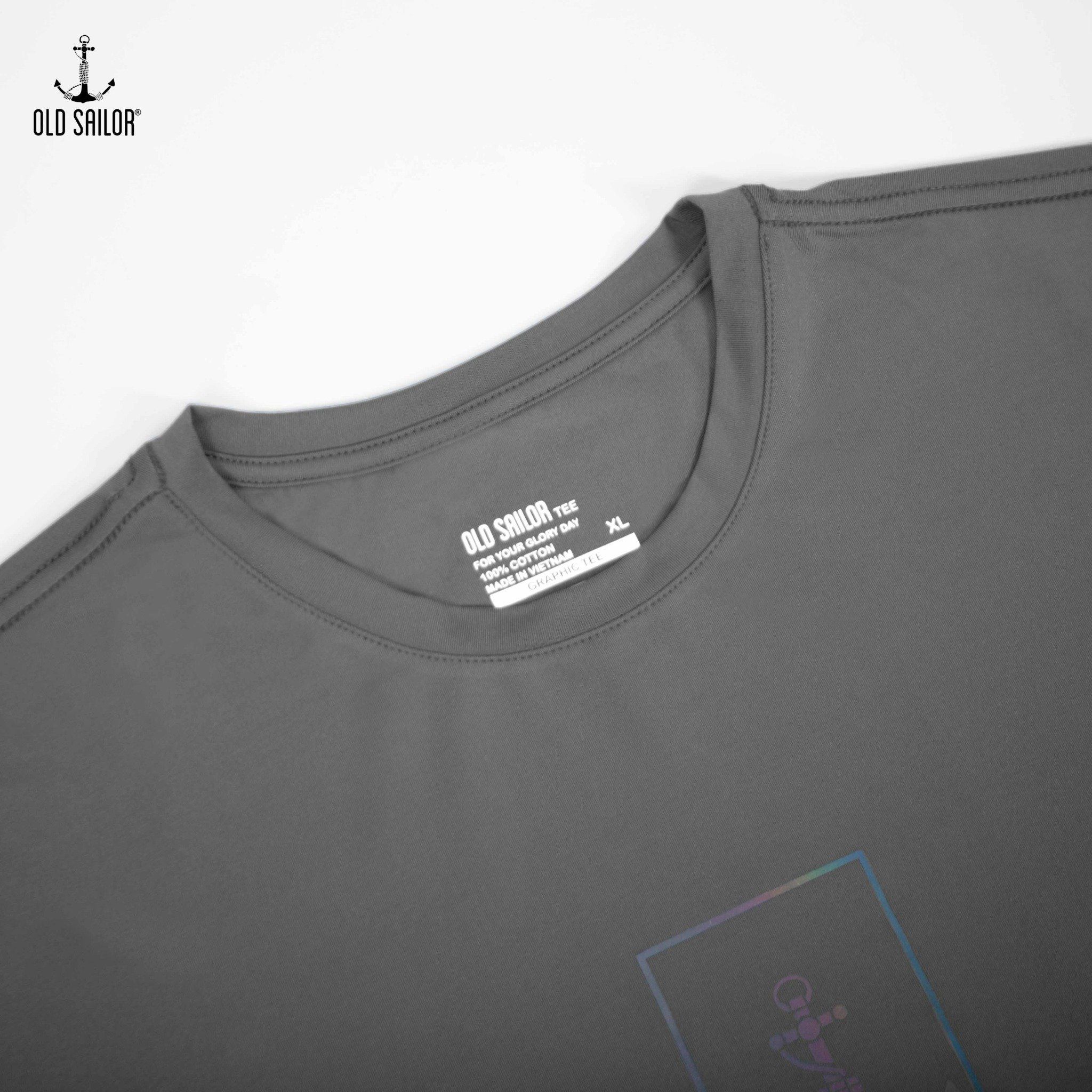  Áo thun thể thao phản quang Old Sailor - O.S.L ACTIVE TEE - GREY - ATXA88538 - xám - Big size upto 5XL 