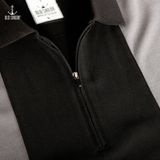 Áo polo holiday knit Old Saillor - BEIGE - PLBE88577 - be - Big size upto 5XL 