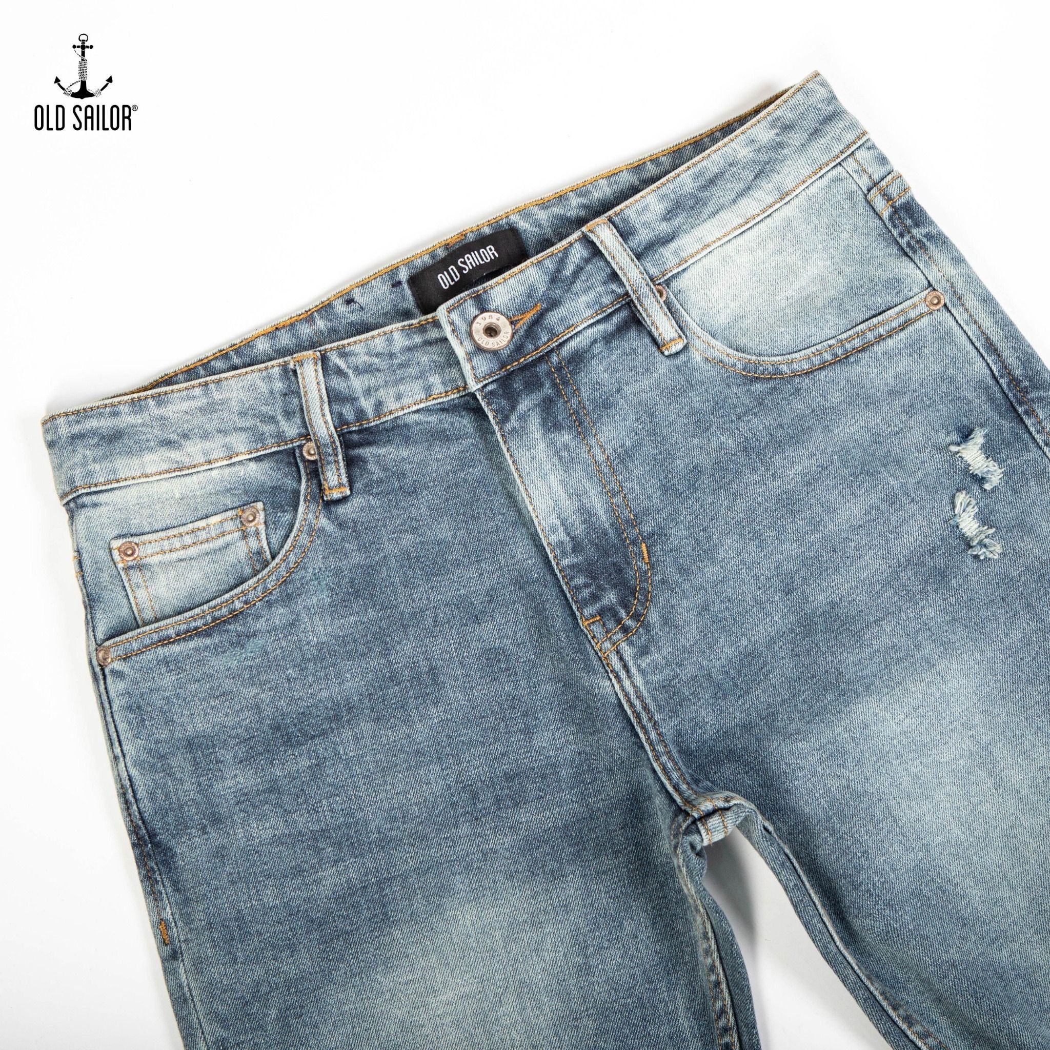  Quần jean nam form slimfit Old Sailor - 6876 - Big size upto 42 