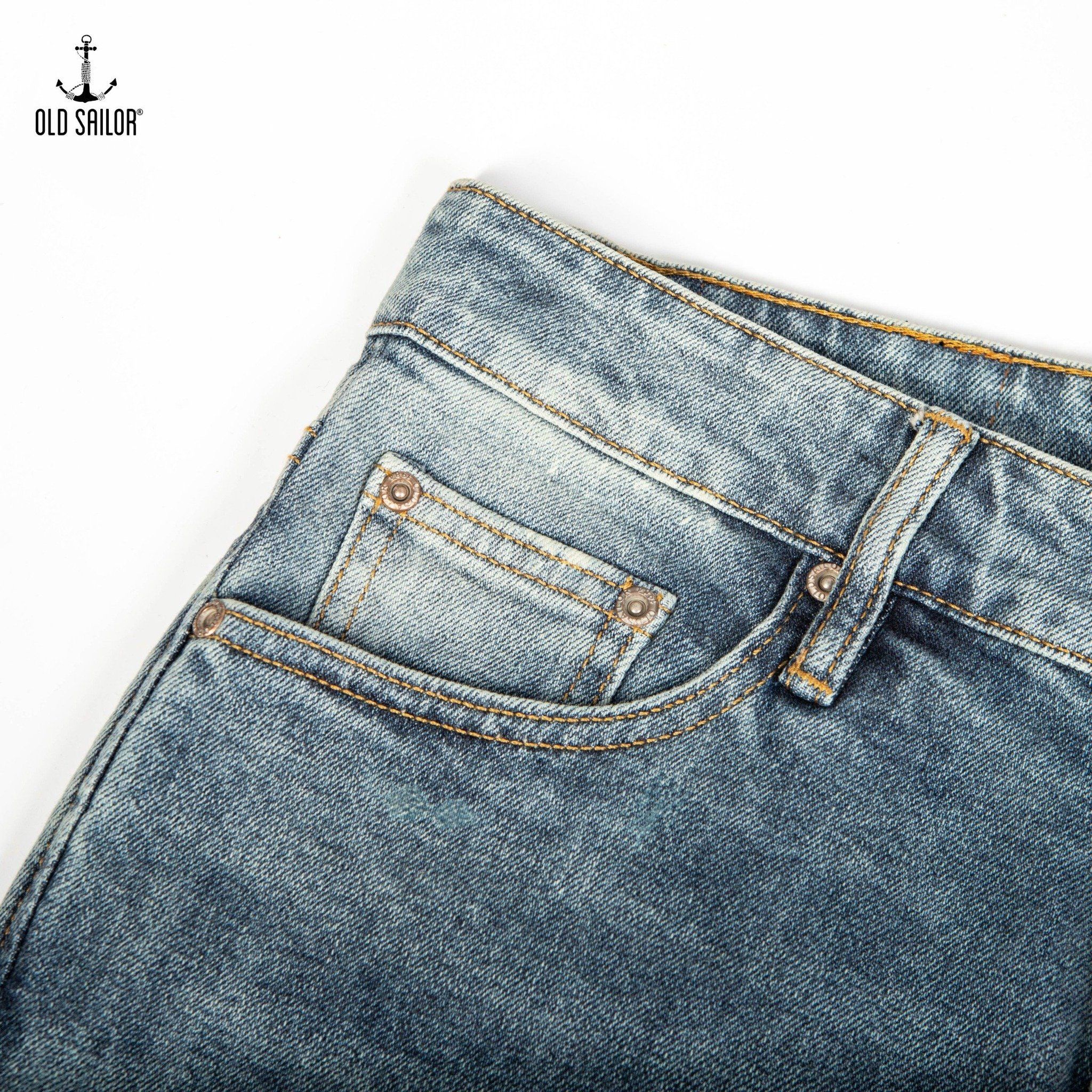 Quần jean nam form slimfit Old Sailor - 6876 - Big size upto 42 
