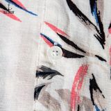  Áo sơ mi linen họa tiết Old Sailor - SMAB88581 - Big size upto 5XL 