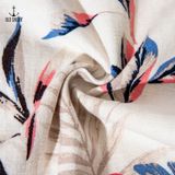  Áo sơ mi linen họa tiết Old Sailor - SMAB88581 - Big size upto 5XL 