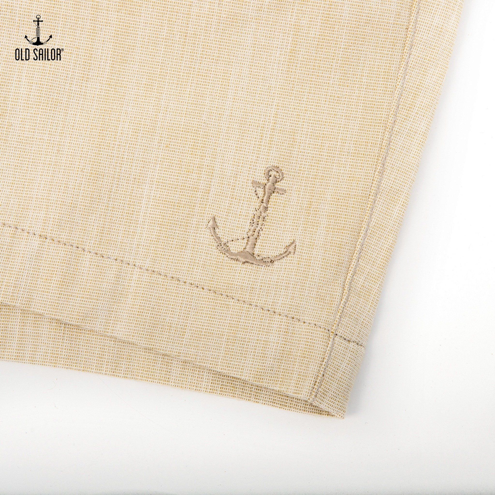  Quần lửng linen nam Old Sailor - SHBE31009 - Big Size upto 6XL 