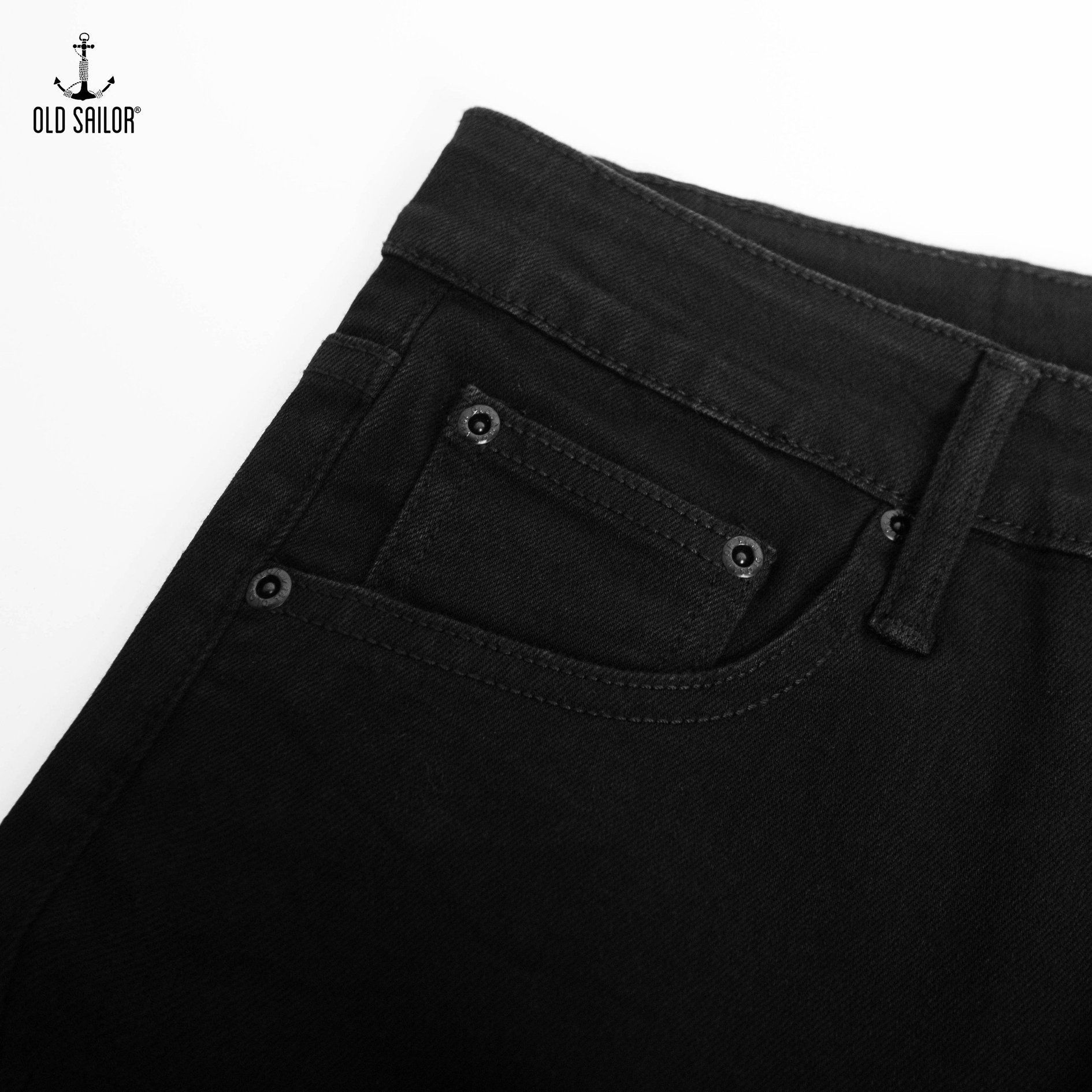  Quần Jeans Deep Black Form Carrot 95cm Old Sailor - 6936 - Big size upto 44 