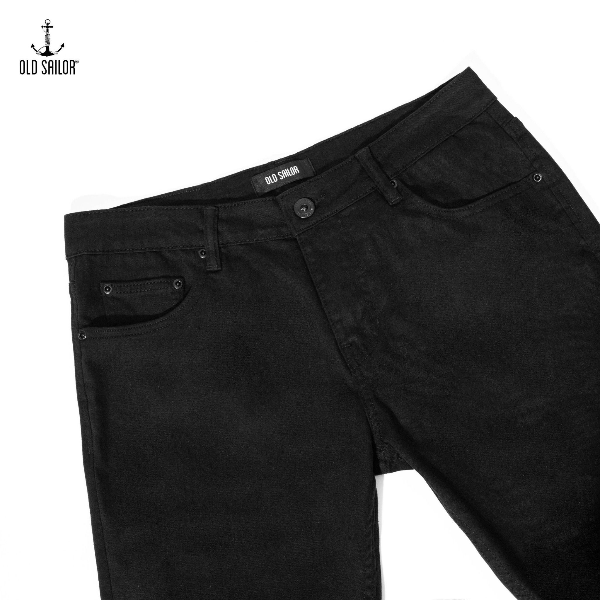  Quần Jeans Deep Black Form Carrot 95cm Old Sailor - 6936 - Big size upto 44 