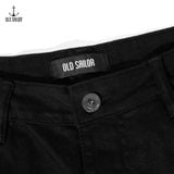  Quần Jeans Deep Black Form Carrot 95cm Old Sailor - 6936 - Big size upto 44 