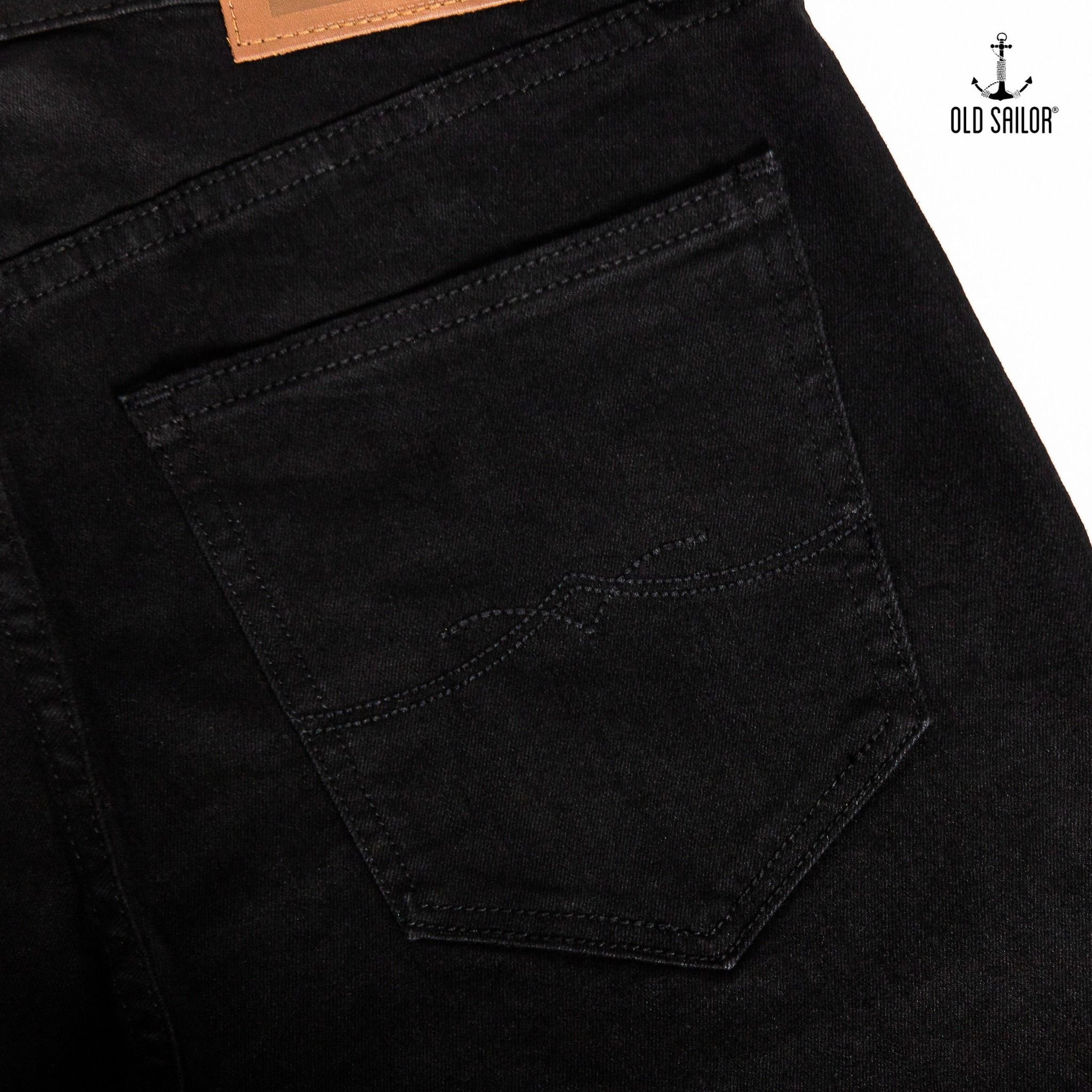  Quần Jeans Deep Black Form Carrot 95cm Old Sailor - 6936 - Big size upto 44 