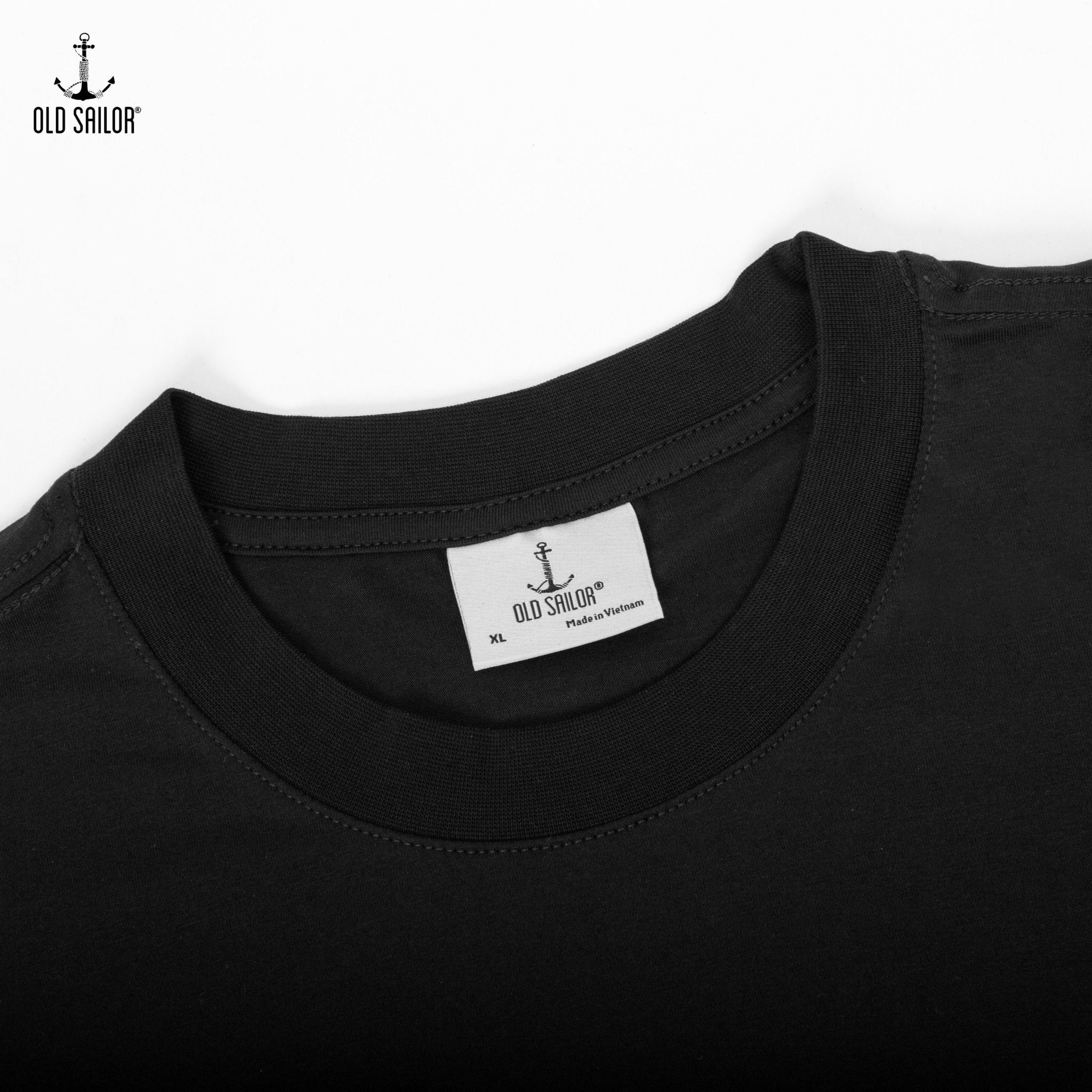  Áo Thun Nam Deep Black Limited Old Sailor - ATDE88586 - Big Size upto 5XL 
