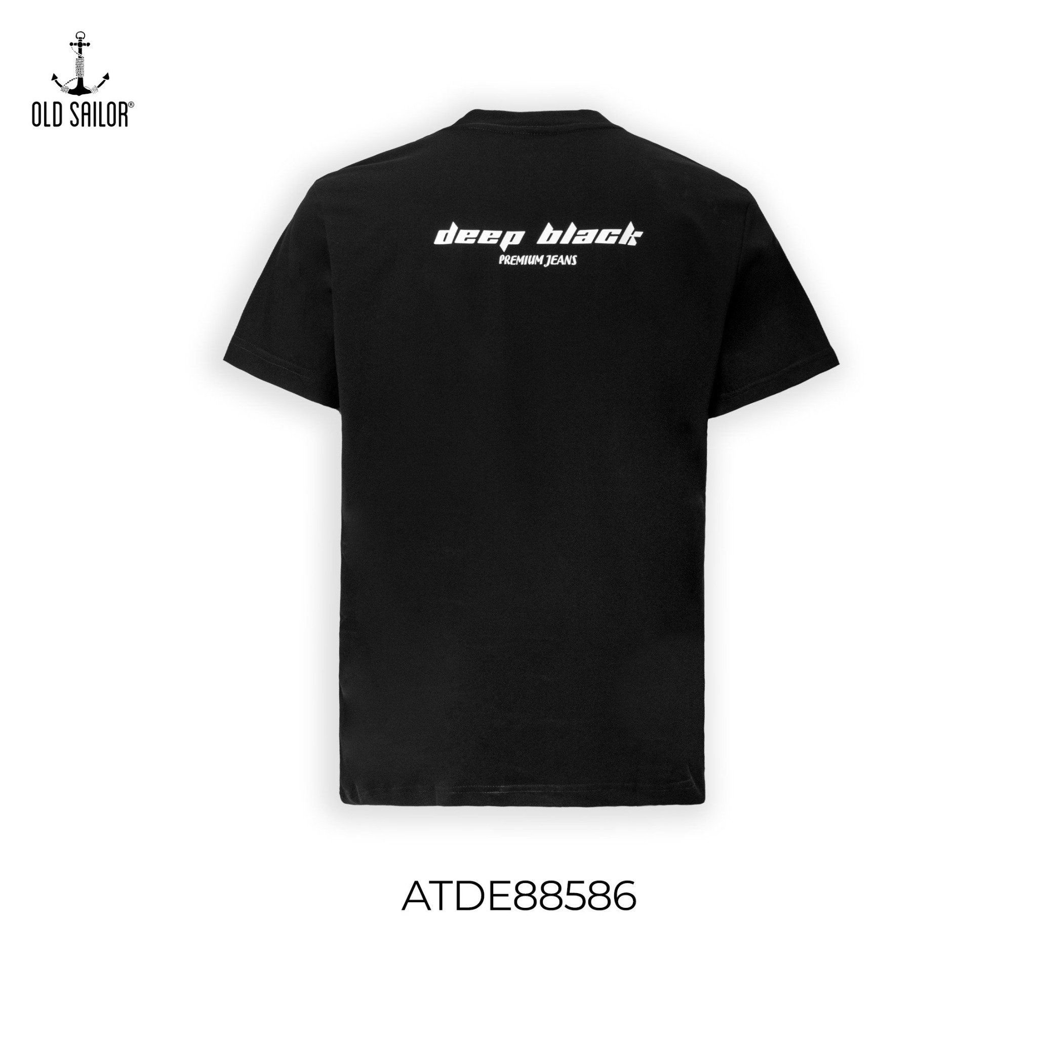  Áo Thun Nam Deep Black Limited Old Sailor - ATDE88586 - Big Size upto 5XL 