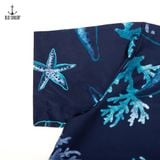  Áo Sơ Mi Hoạ Tiết Sao Biển Old Sailor - SMSB88591 - Big Size upto 5XL 