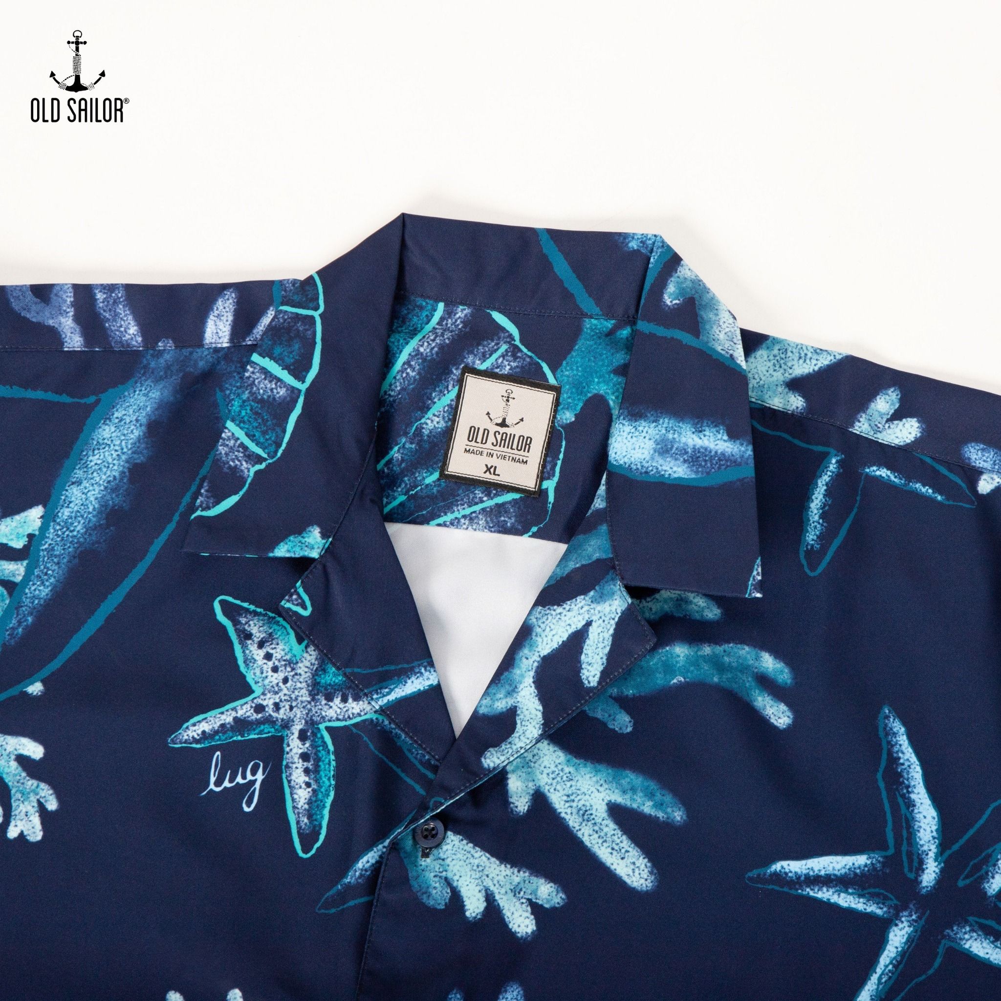  Áo Sơ Mi Hoạ Tiết Sao Biển Old Sailor - SMSB88591 - Big Size upto 5XL 