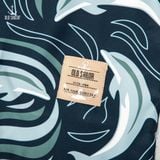  Áo Sơ Mi Hoạ Tiết Cá Heo Old Sailor - SMCH88591 - Big Size upto 5XL 