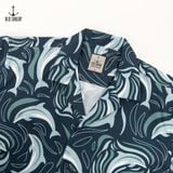  Áo Sơ Mi Hoạ Tiết Cá Heo Old Sailor - SMCH88591 - Big Size upto 5XL 