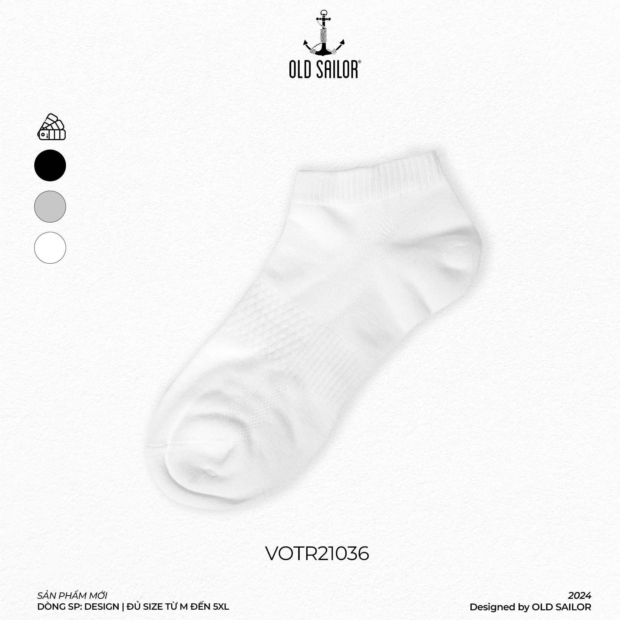  Vớ Cổ Ngắn Sợi Tre Old Sailor - VOTR21036 