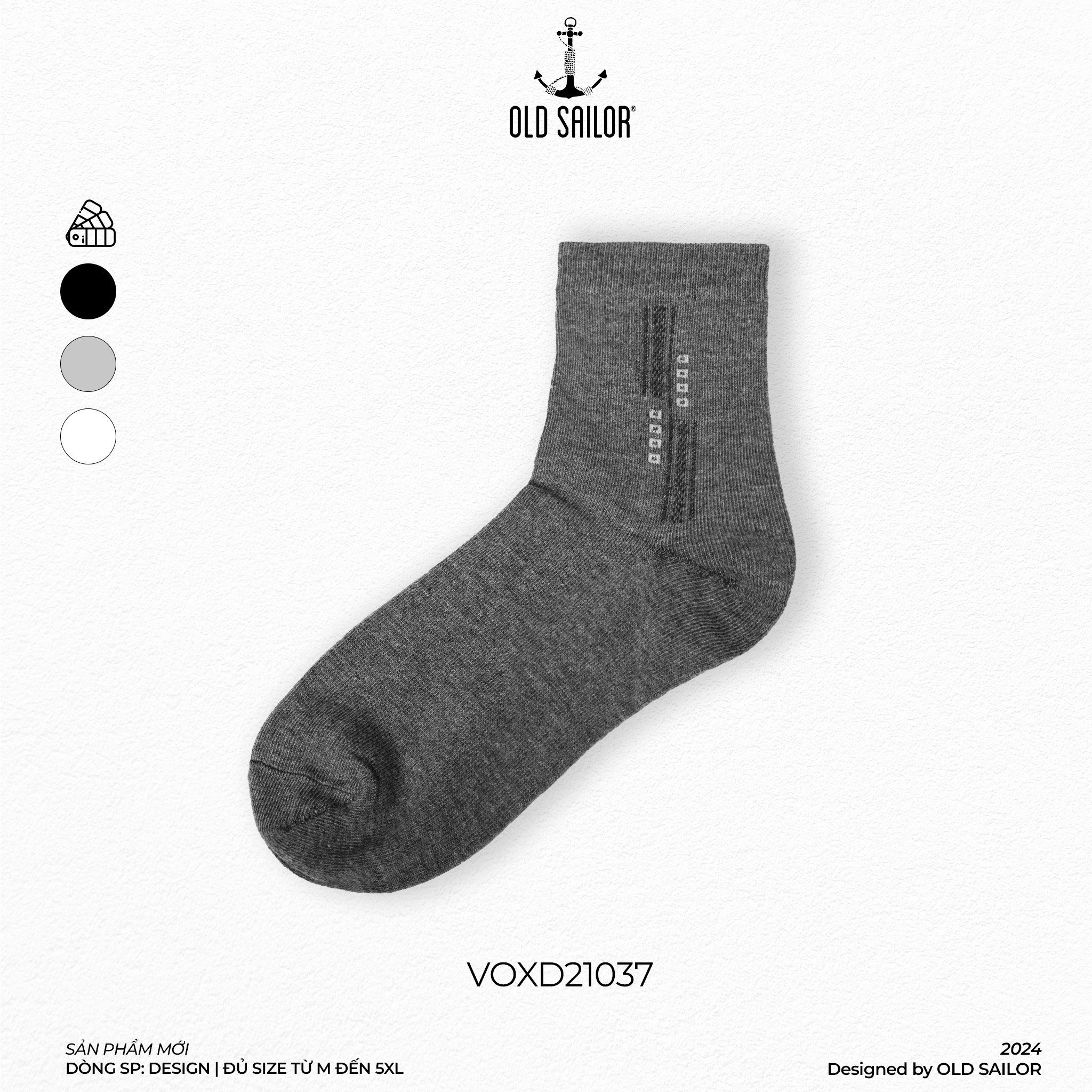  Vớ Cổ Cao Sợi Tre Old Sailor - VOXD21037 