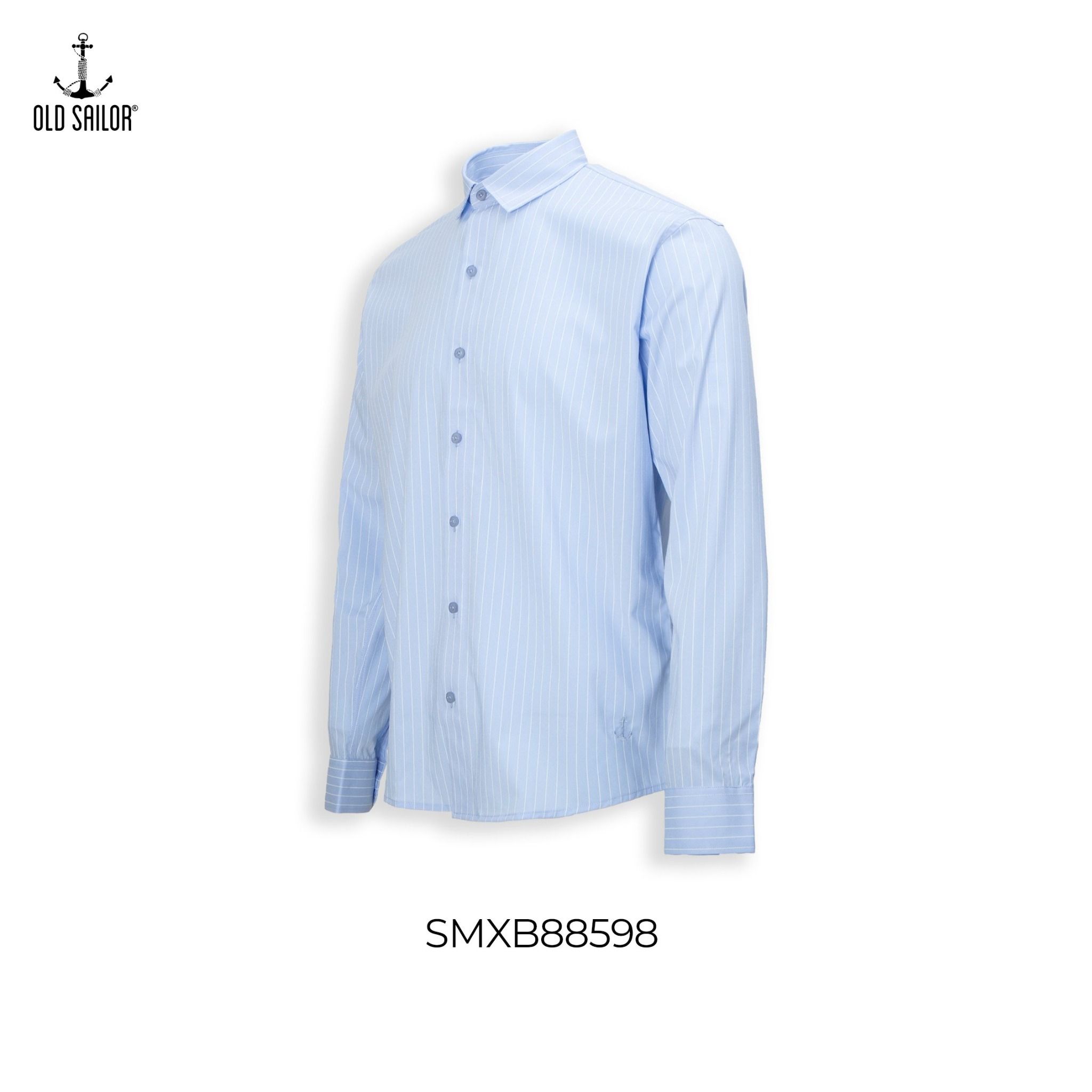  Áo Sơ Mi Nam Kẻ Sọc Vải Sợi Tre Old Sailor - SMXB88598 - Big Size Upto 5XL 