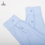  Áo Sơ Mi Nam Kẻ Sọc Vải Sợi Tre Old Sailor - SMXB88598 - Big Size Upto 5XL 