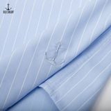  Áo Sơ Mi Nam Kẻ Sọc Vải Sợi Tre Old Sailor - SMXB88598 - Big Size Upto 5XL 