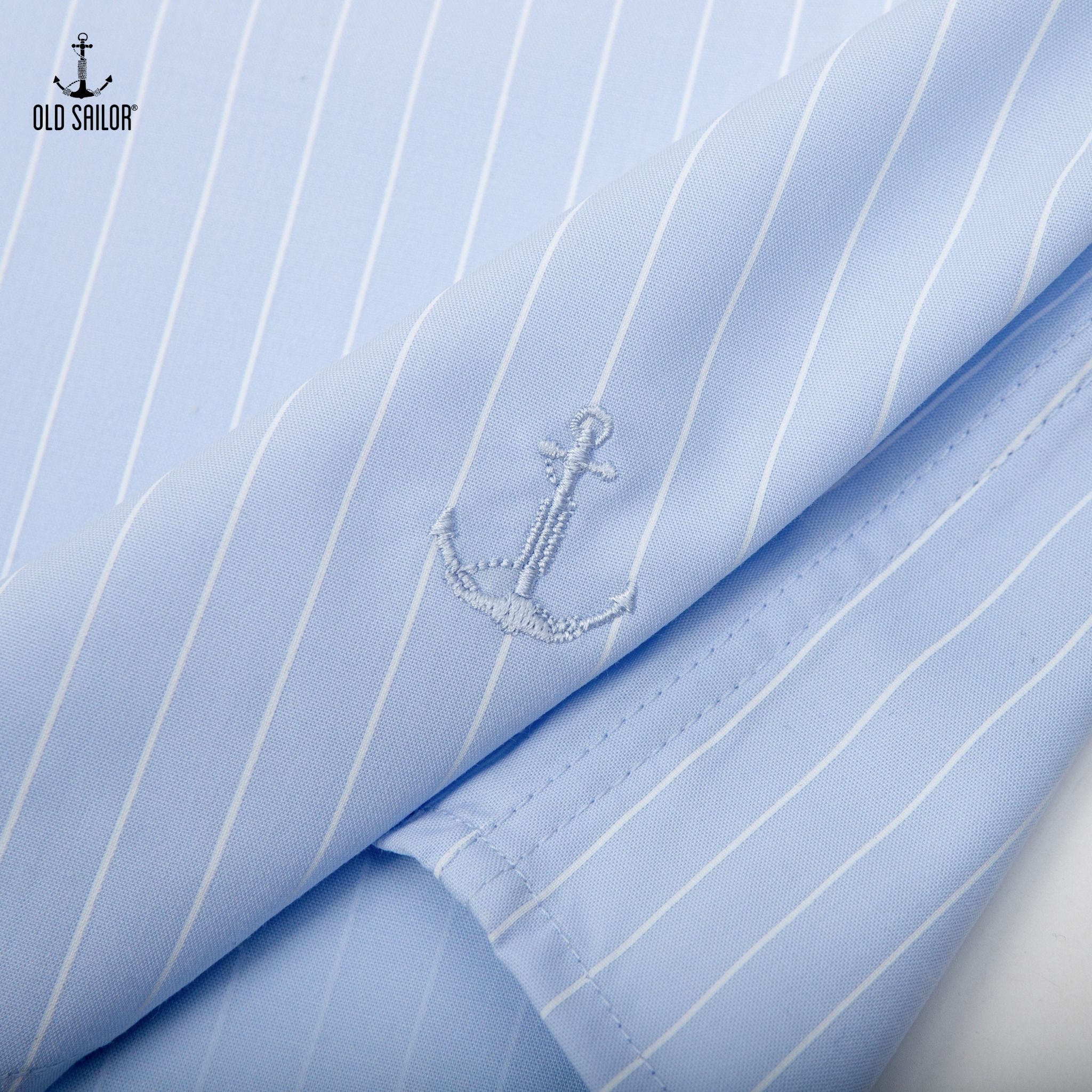  Áo Sơ Mi Nam Kẻ Sọc Vải Sợi Tre Old Sailor - SMXB88598 - Big Size Upto 5XL 