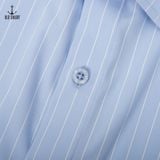  Áo Sơ Mi Nam Kẻ Sọc Vải Sợi Tre Old Sailor - SMXB88598 - Big Size Upto 5XL 