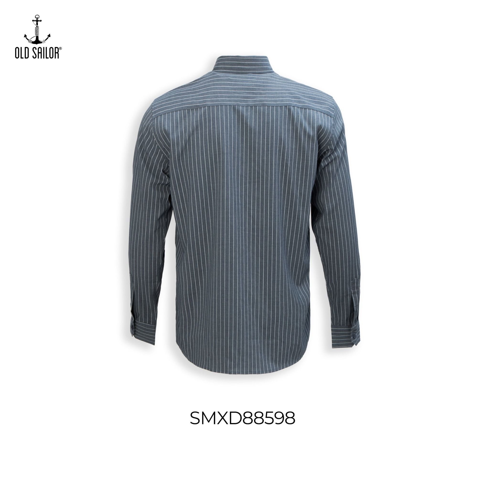  Áo Sơ Mi Nam Kẻ Sọc Vải Sợi Tre Old Sailor - SMXD88598 - Big Size Upto 5XL 