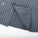  Áo Sơ Mi Nam Kẻ Sọc Vải Sợi Tre Old Sailor - SMXD88598 - Big Size Upto 5XL 
