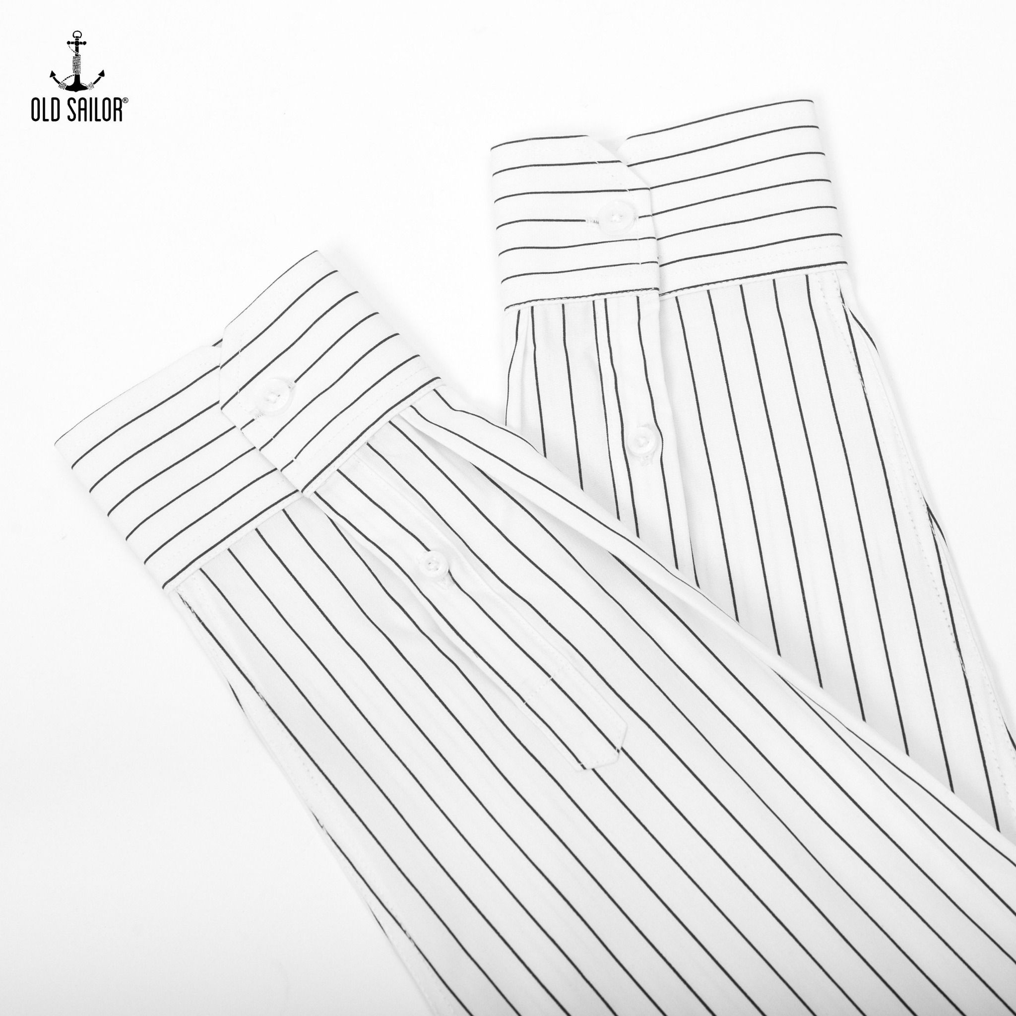  Áo Sơ Mi Nam Kẻ Sọc Vải Sợi Tre Old Sailor - SMGA88598 - Big Size Upto 5XL 