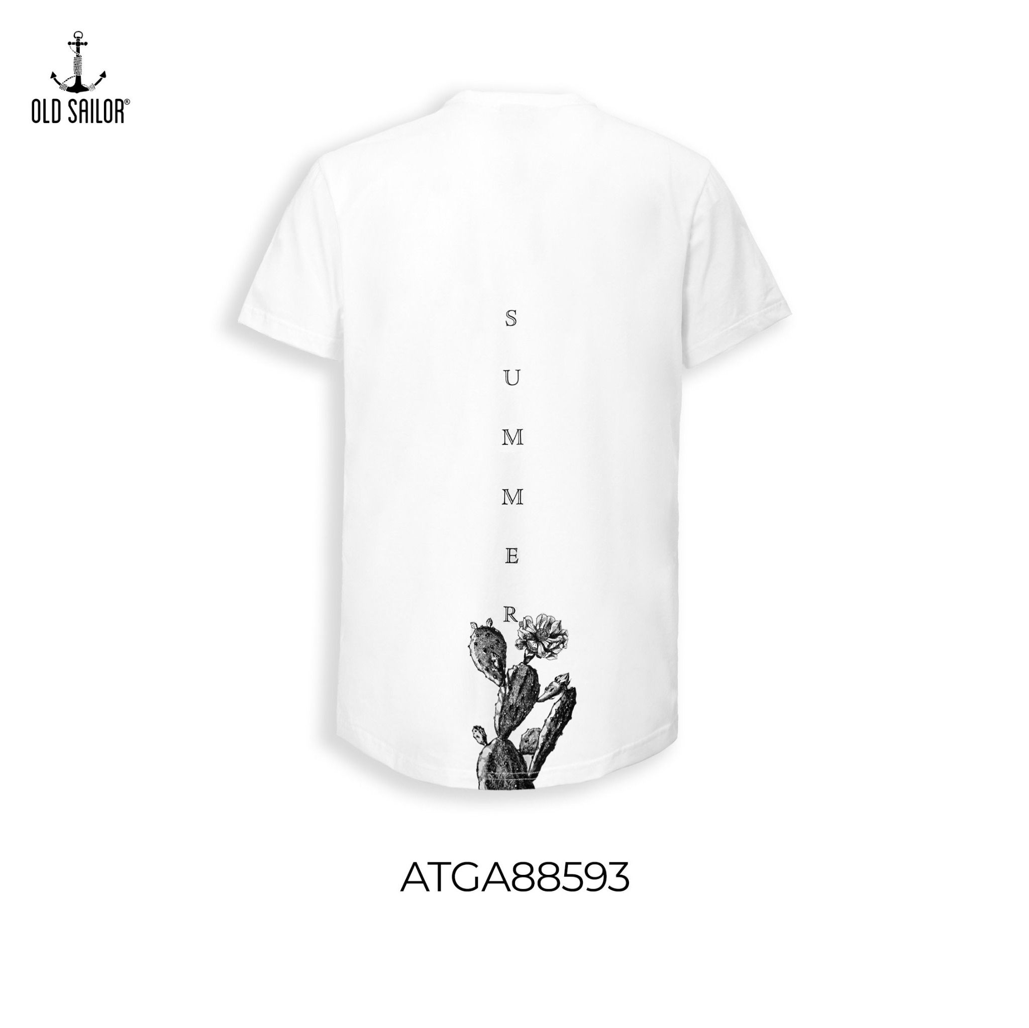  Áo Thun Nam Họa Tiết Catus Long Tee Old Sailor - ATGA88593 - Big Size upto 5XL - SN8 - 2024 