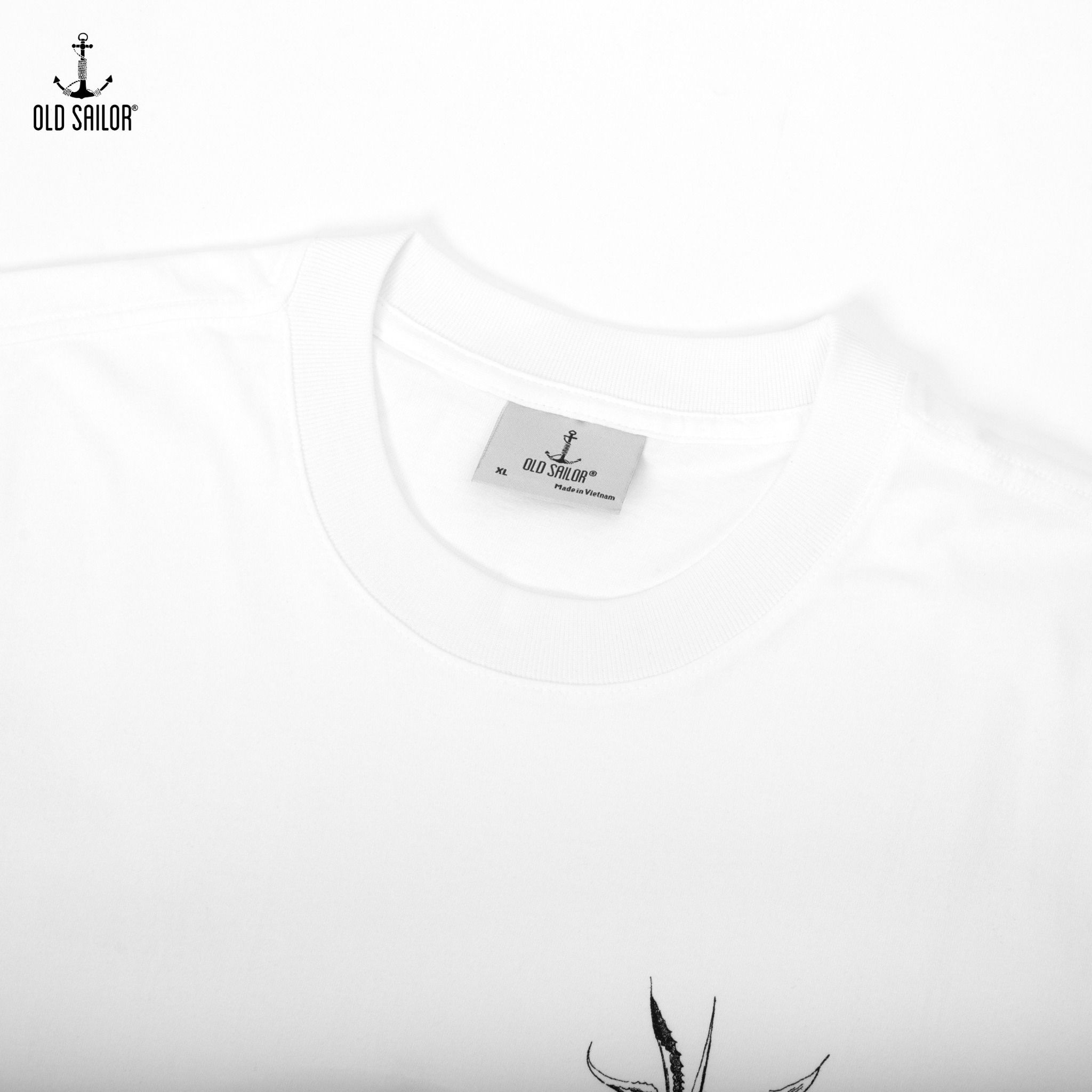  Áo Thun Nam Họa Tiết Catus Long Tee Old Sailor - ATGA88593 - Big Size upto 5XL - SN8 - 2024 