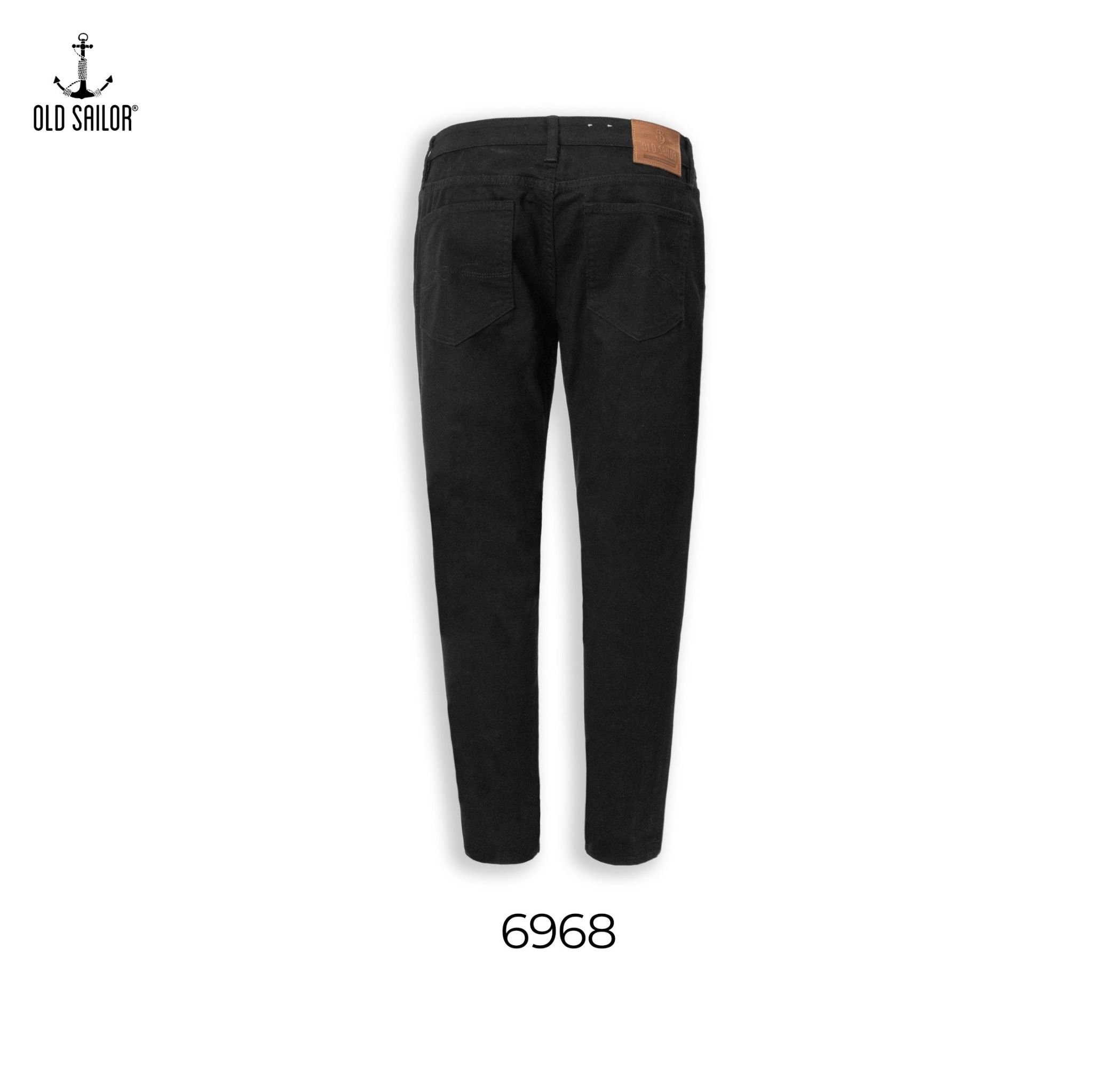  Quần Jean Nam Deep Black Form Carrot 95cm Old Sailor - 6968 - Big size upto 44 