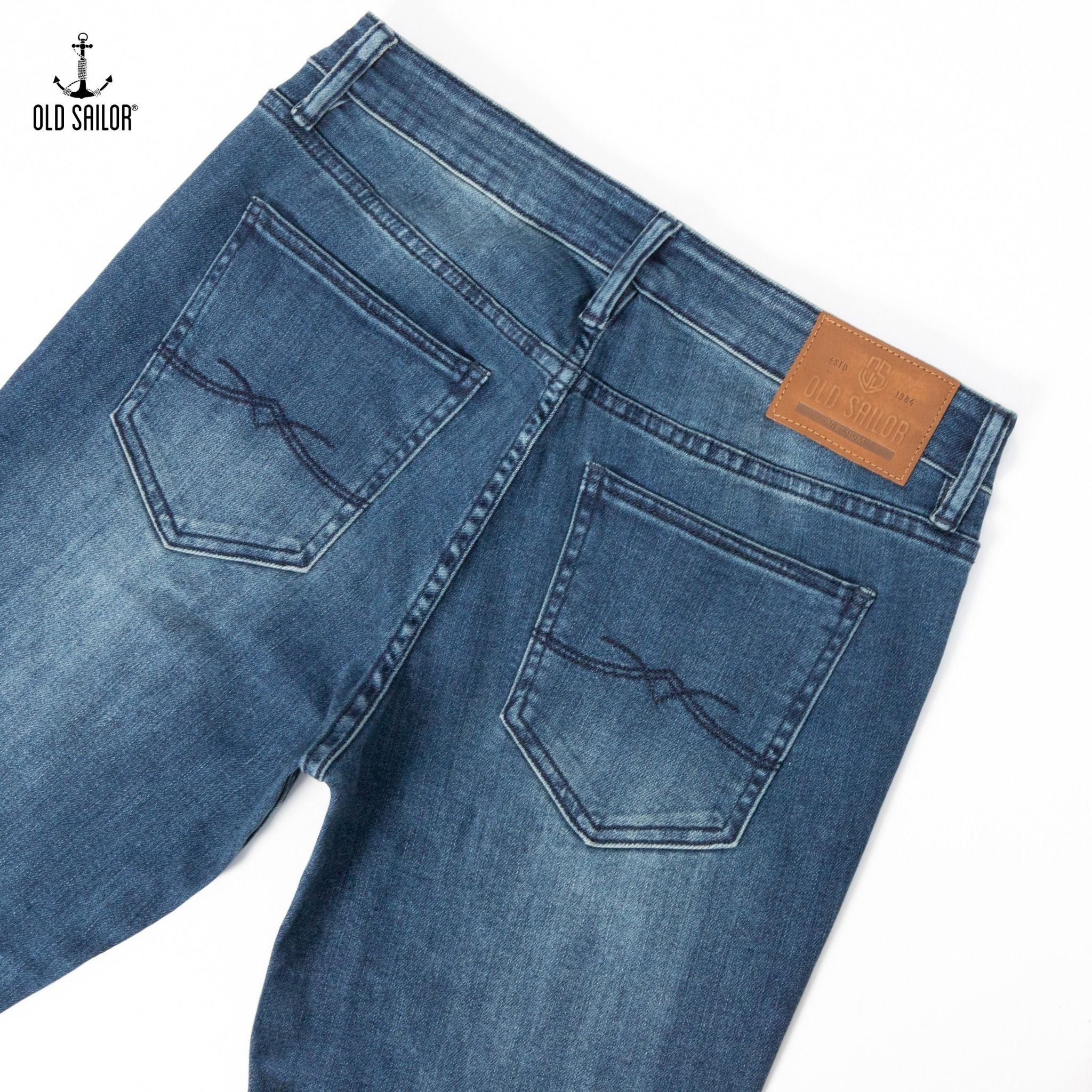  Quần Jean Nam Form Skinny 95cm Old Sailor - 6988 - Big size upto 44 