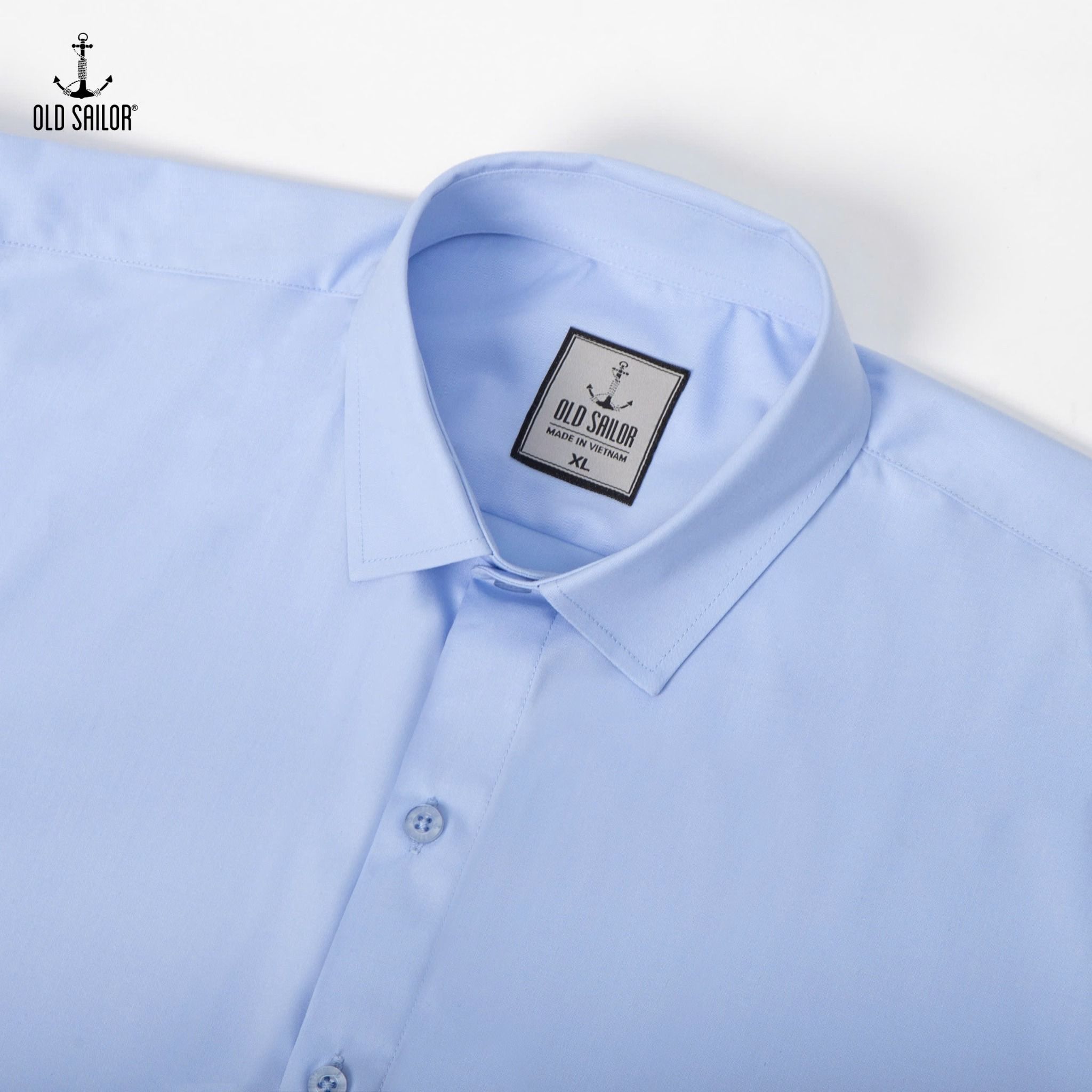  Áo Sơ Mi Nam Vải Sợi Tre Old Sailor - SMXB88599 - Big Size Upto 5XL - 2024 
