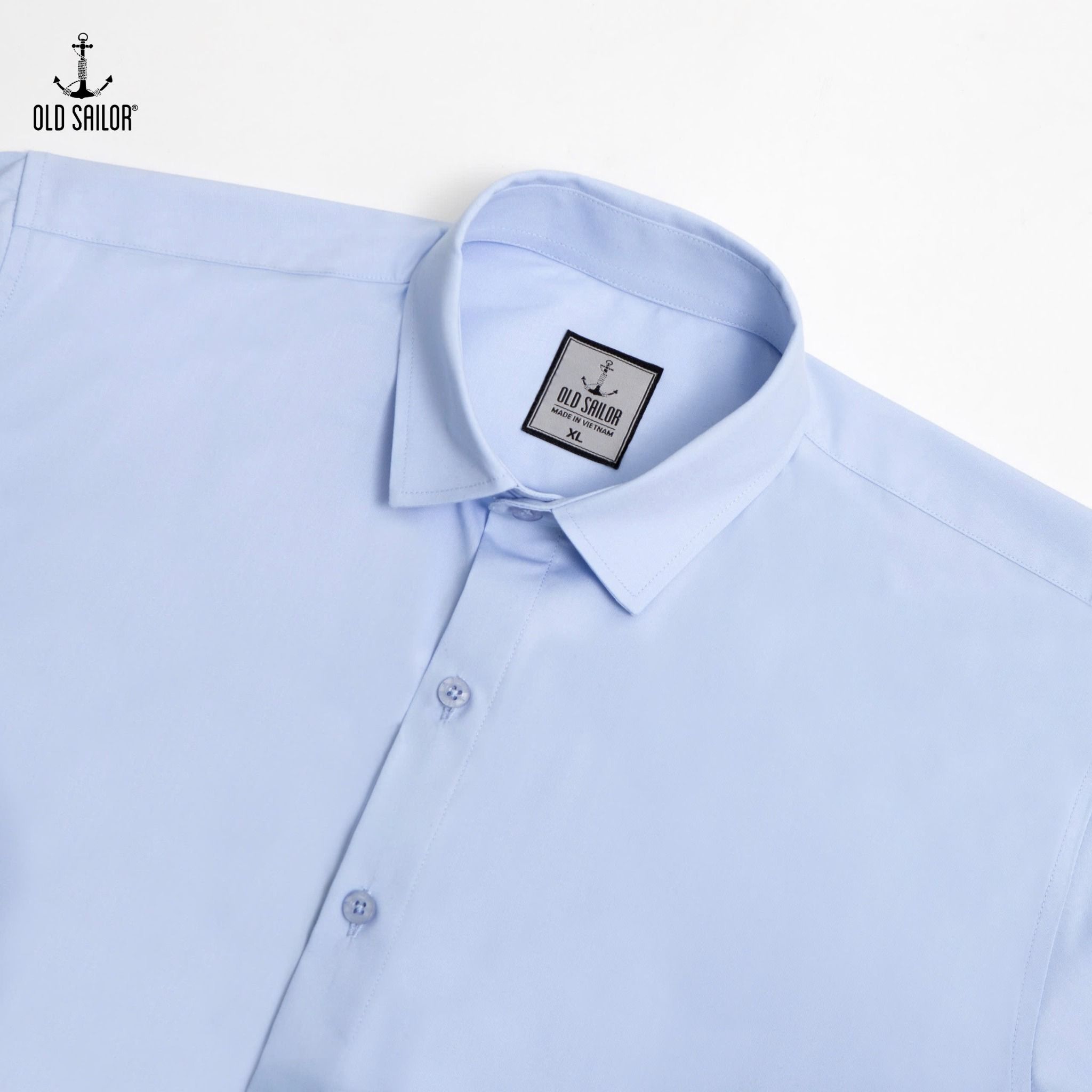  Áo Sơ Mi Nam Vải Sợi Tre Old Sailor - SMXB88600 - Big Size Upto 5XL  - 2024 