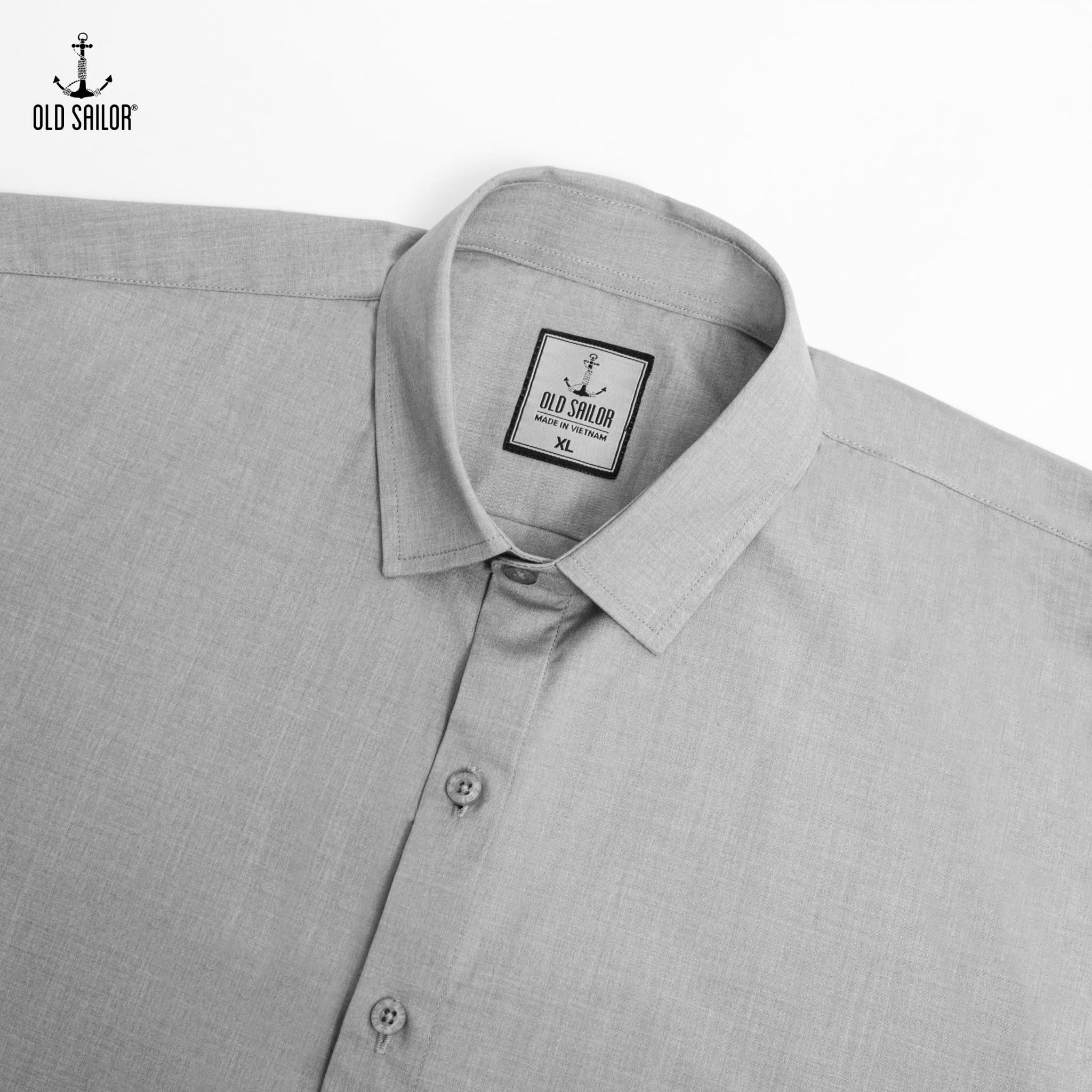  Áo Sơ Mi Nam Vải Sợi Tre Old Sailor - SMXL88600 - Big Size Upto 5XL - 2024 